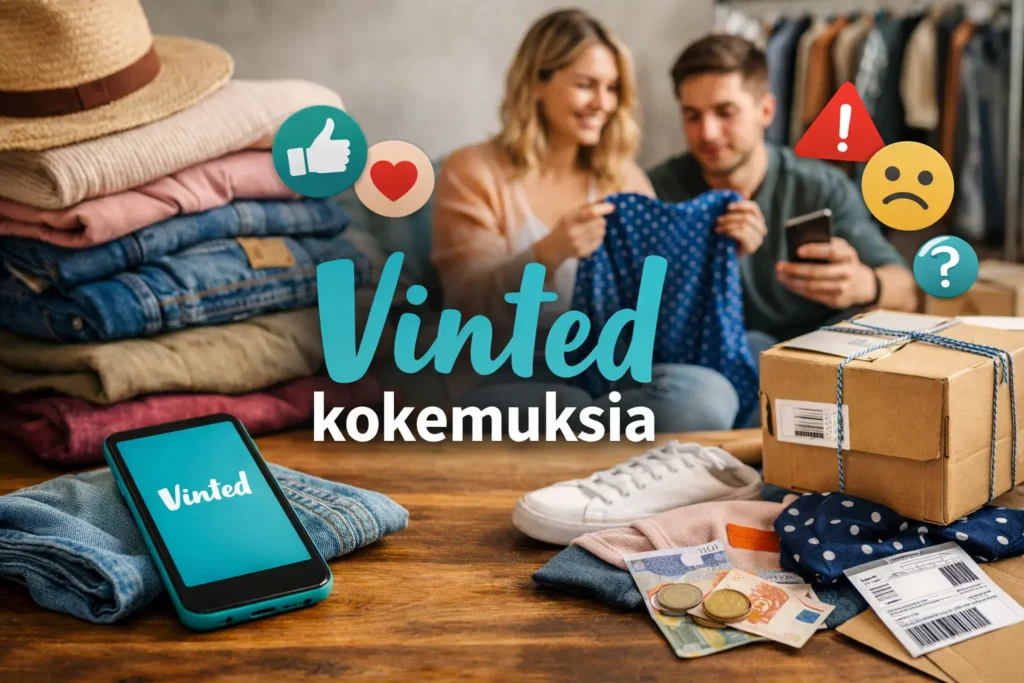 vinted verkkokauppa kuvituskuva palvelusta